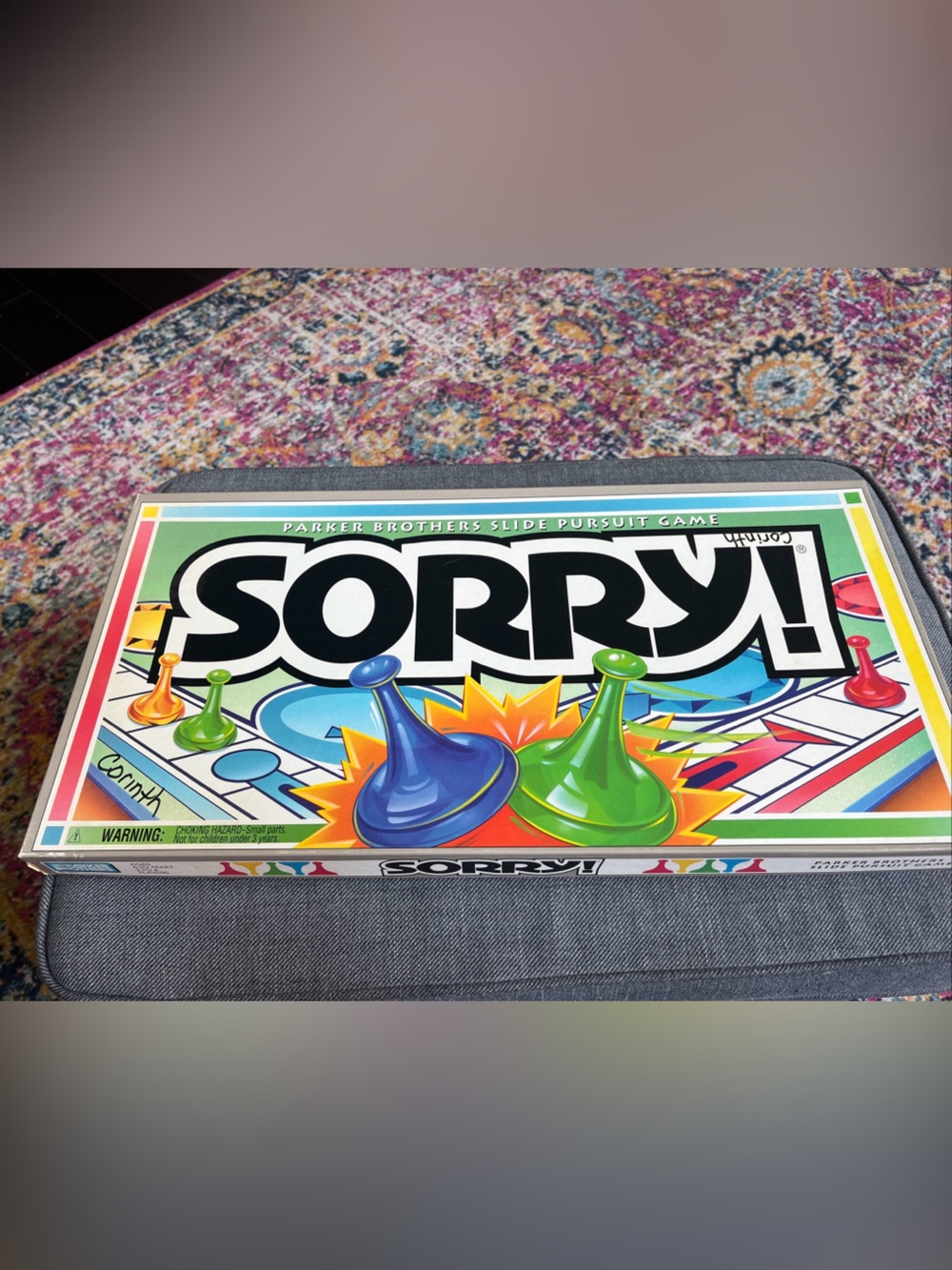 Sorry! Parker Brothers Classic Board Game - Vintage Parker Brothers 1992